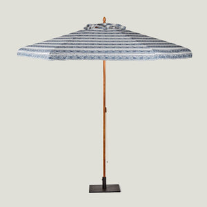 Parasol in Morris & Co striped fabric