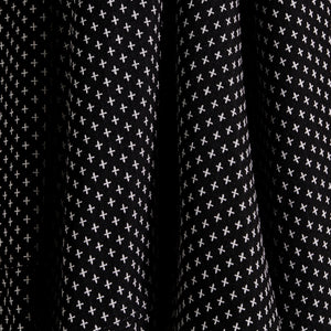 Black & white parasol fabric detail